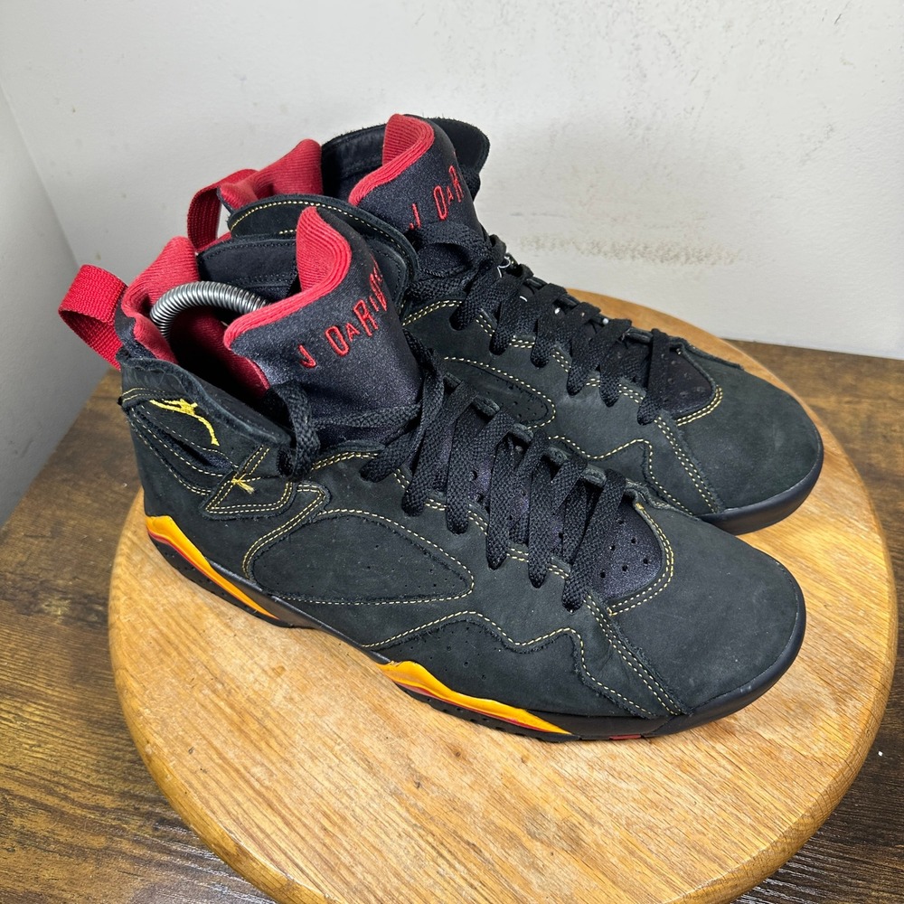 Jordan 7 Retro Citrus Black Varsity Red Yellow CU9307-081 Mens Size 9